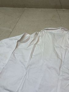 Classic White Button-Up Shirt