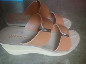 Comfortable Tan Slides for Women