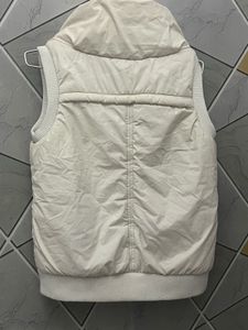 Cream Puffer Vest
