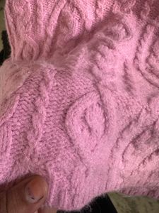 pink sweater