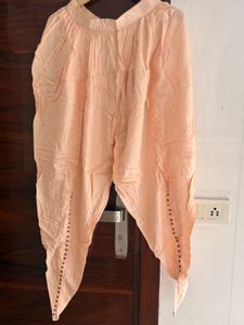 Floral Print Kurta with dhoti