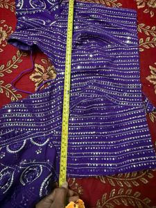 Purple lehnga