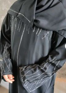 Abayas Butter Fly Design And A Line