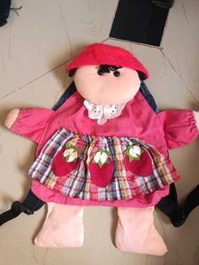 Cute Strawberry Doll Backpack
