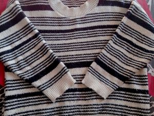 Striped Knit Sweater