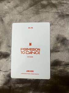 OFFICIAL BTS Jungkook Photocard