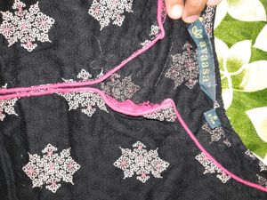 Avassa Black Ethnic Kurta