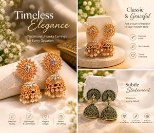 Elegant Jhumka Earrings for Women