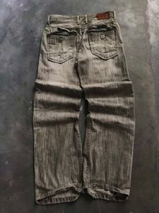 Distressed Grey Wash Denim Jeans
