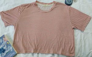 Striped Cropped Top
