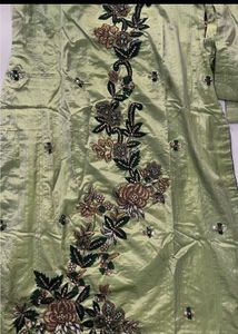 green Kurta Set with Dupatta XL