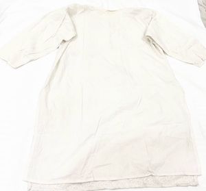 White Thread Work Kurta with Black Salwar