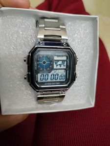 Casio Digital Silver Watch