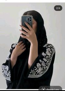 ✨Elegant Beutiful Black Abaya❤️ two 🎁
