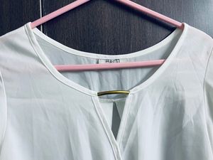 beautiful april brand white top for. sale