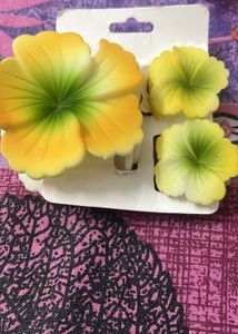 Cute Flower Hair Clips Set