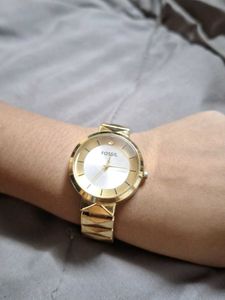 Fossil Gold Watch