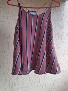 Striped Spaghetti Strap Top