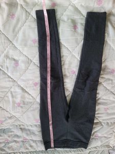 Gray Casual Leggings