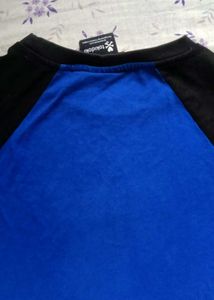 Bonkers Blue Graphic Crop Top