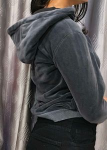 Velvet hoodie