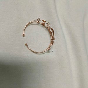 Heart Charm Rose Gold Bracelet