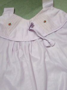 Beautiful Purple Ethnic nighty Set