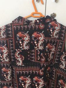 Boho Paisley Print Sleeveless Blouse