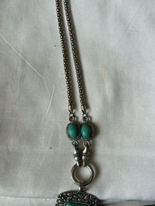 Boho Turquoise Pendant Necklace