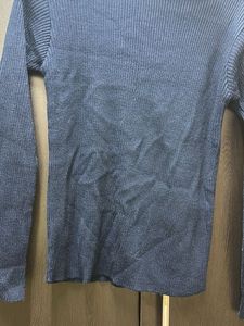 Navy Blue Turtleneck Sweater