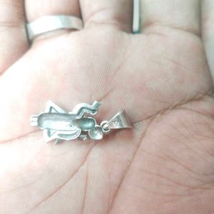 92.5 Silver Lord Krishna (shreenathji ) Pendent.