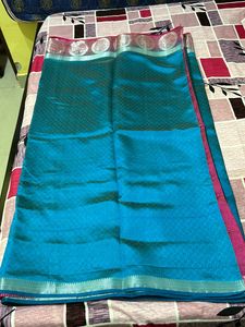 Stunning Blue Kanjivaram Art Silk Saree