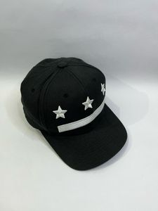 Black Cap with Silver Stars