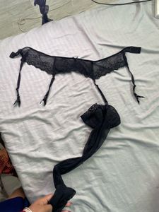one stocking lost in this gater belt