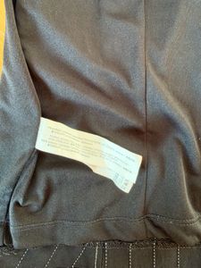 ZARA Pinstripe Strapless Mini Dress