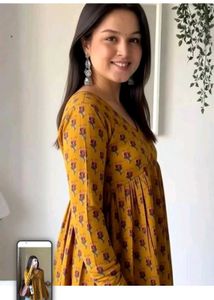 Boho Floral Print Kurta