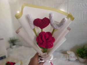 Handmade Crochet Flower Bouquet