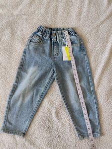Unisex Cute Light Wash Denim boyfriend Jeans