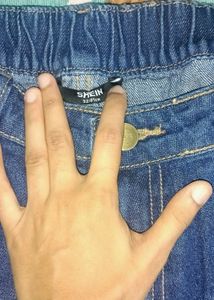 Women's Ripped Blue Jeans