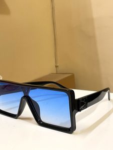 Bold Blue Gradient Square Sunglasses