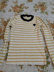 Women's Ribbed Turtleneck Sweater with free t-shir