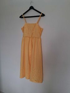 Sunny Yellow Midi Dress