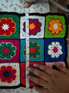 Multicolor Crochet Table Runner