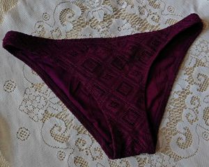 Burgundy Bikini Bottom