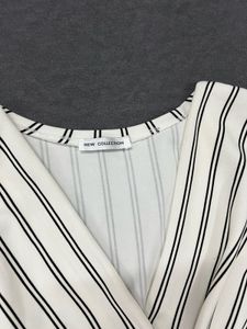 Striped Sleeveless Romper with Belt