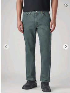 LEVI'S Men's 541 Green Fit Mid Rise Overdyed Jeans