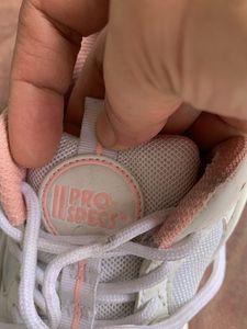 White &amp; Pink Fashion Sneakers