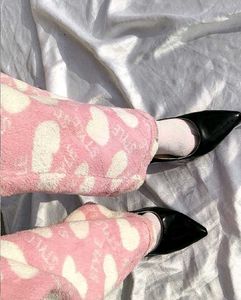 baby pink socks