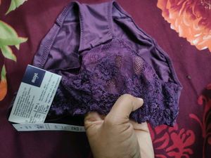 Maya Purple Lace Panties