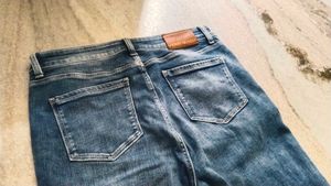 Stylish Blue Flared Jeans